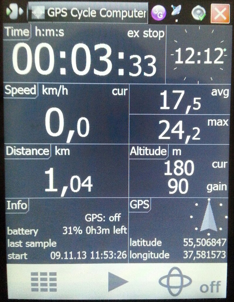 top speed 24 km/h